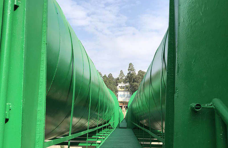 深圳市坑梓大坝河架桥明管检修防腐工程